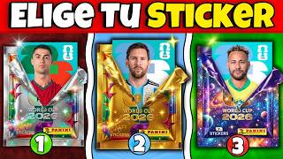 ELIGE TU SOBRE PANINI😀⚽MUNDIAL 2026🏆🌎Quiz De 30 FIGURITAS😀Mr Quiz Trivia🤓❤️