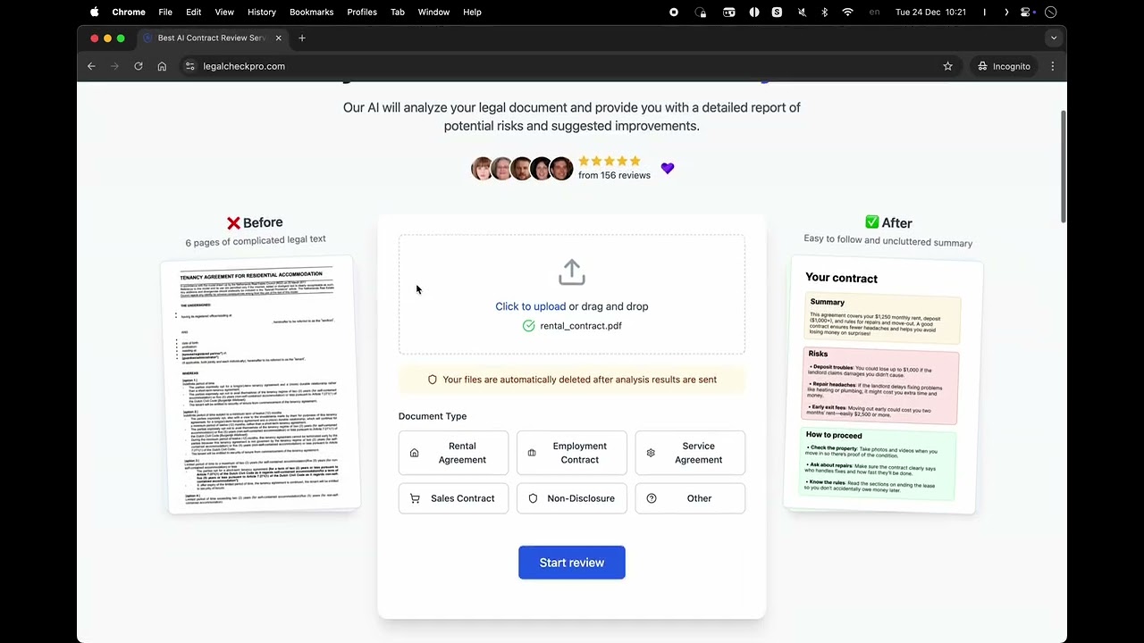 LegalCheckPro video preview