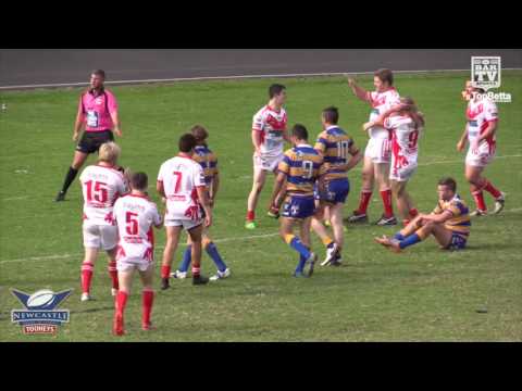 2016 Newcastle RL Round 10 Open Grade Highlights - South Newcastle Lions v Lakes United Seagulls