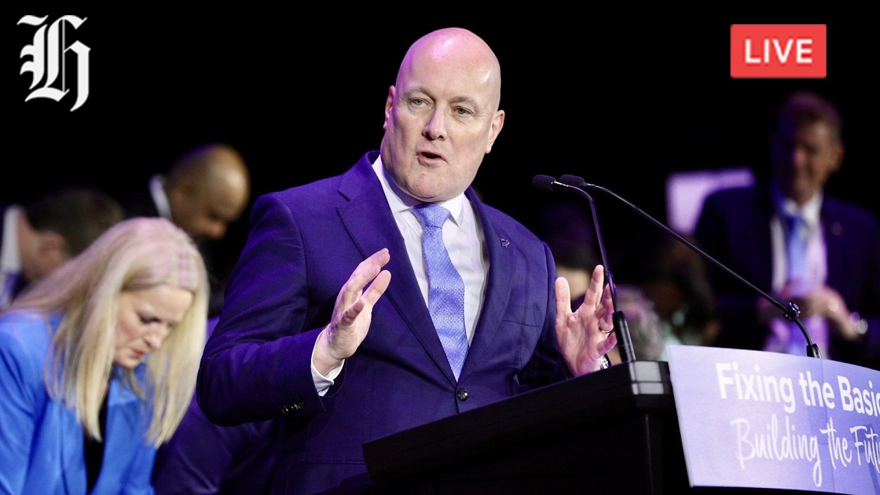 NZ Herald LIVE: National leader Christopher Luxon speaks to the media
