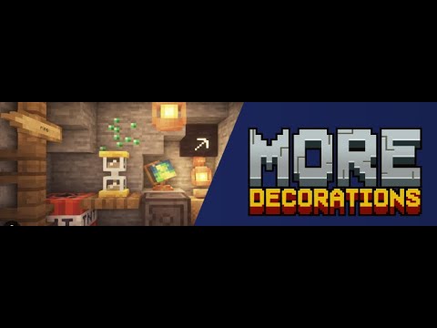 Trying More Decorations Modpack Fabric in Minecraft