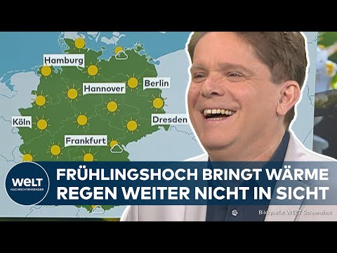 FRÜHLINGSWETTER IN DEUTSCHLAND: Sonne satt, kaum Regen – Pollenbelastung erreicht Spitzenwerte!
