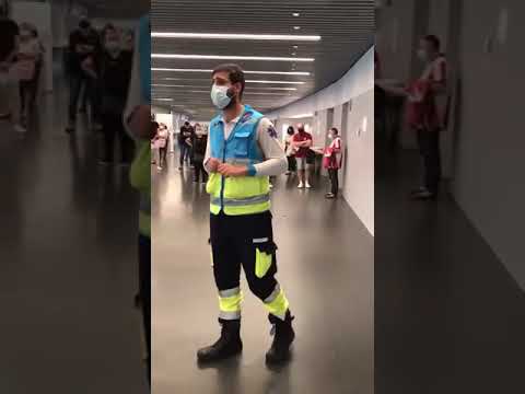 El sanitario que se hace viral por su monólogo en el ‘vacunómetro’ del Wanda