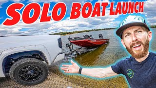 How To Launch A Boat By Yourself! **SKETCHY** (my first time)