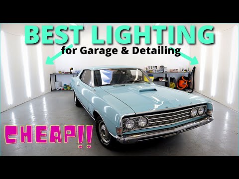 Best Lighting for Detail Shop and Garage for Cheap! | Lights for car detailing, and ceramic coating