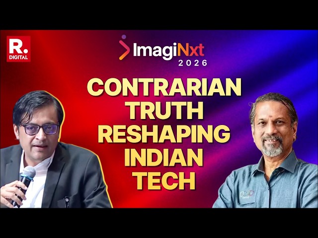 Zoho Founder Sridhar Vembu At ImagiNxt 2026 Summit | Exclusive With Arnab Goswami SDDEFAULT Thumbnail