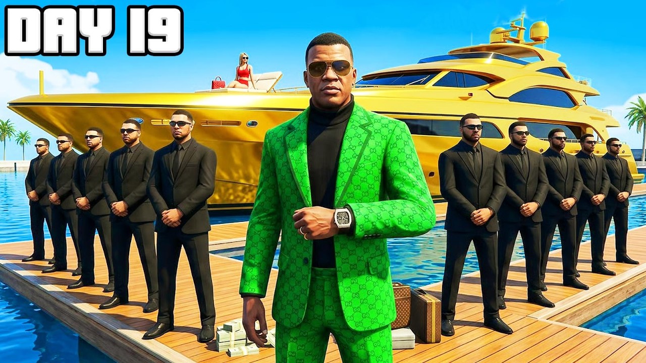 I Spent 100 Days As A BILLIONAIRE In GTA 5