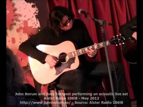 John Norum and Joey Tempest performing an acoustic live set - May 2012
