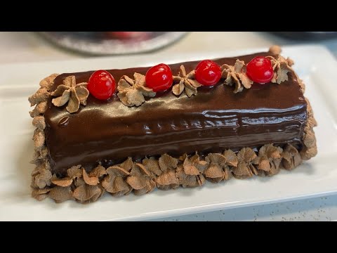 Chocolate swiss roll | Brazo gitano de chocolate #pionono #swissroll #Brazogitano