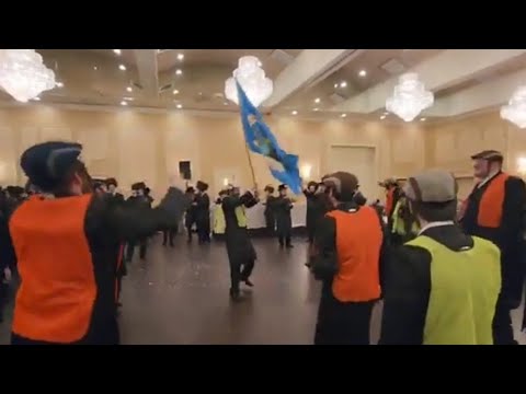 Campers And Staff Of Camp Munkatch Attand The Wedding Of The Head Counselor Rabbi Velvl Schmeltzer