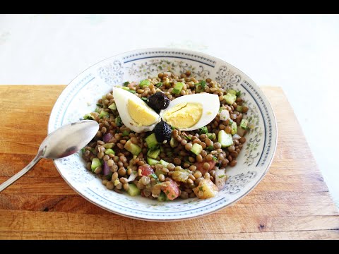 Salade de lentilles - سلطة العدس
