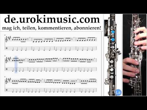 Oboe Lernen Sia Elastic Heart Teil#1 Oboenunterricht Noten Schule Lied Lehrer Klasse Unterricht