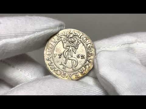 Aukcja 11, pozycja 82, Zygmunt II August, trojak 1562, Wilno