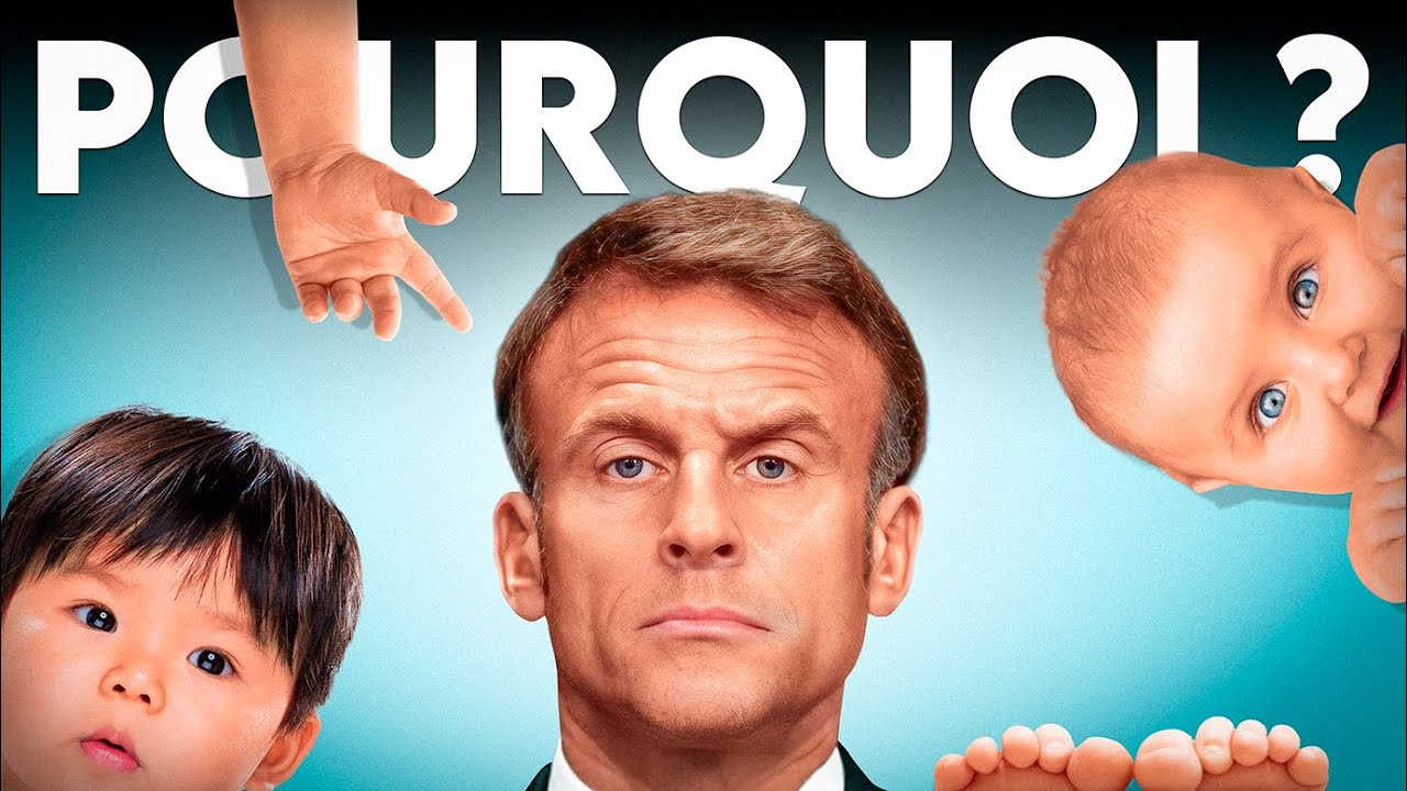 Les Français ne font plus d’enfants, Macron répond