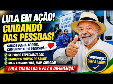 LULA ENTRA EM AÇÃO NO RIO E VISITA UNIDADES DE SAÚDE EM MEIO ÀS ATENÇÕES DO PAÍS!