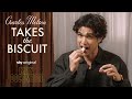Charles Melton Takes The Biscuit
