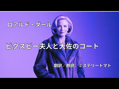【朗読ミステリー・文学】ビクスビー夫人と大佐のコート　ロアルド・ダール　＃オチが面白いミステリー