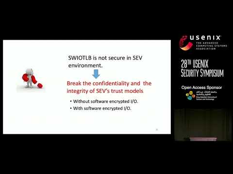 USENIX Security '19 - Exploiting Unprotected I/O Operations in AMD’s Secure Encrypted Virtualization