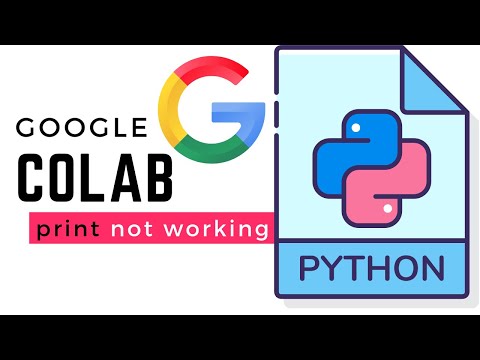Google Colab Not Executing Python Print Command