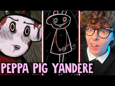 La Storia di Peppa Pig ma è una Yandere Horror - Reaction