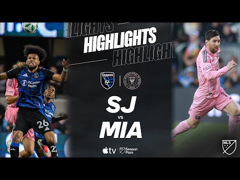 San Jose Earthquakes vs. Inter Miami CF | Full Match Highlights | 6-Goal Thriller!