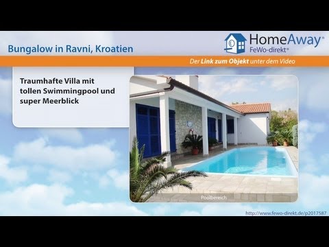 Istrien: Traumhafte Villa mit tollen Swimmingpool und super Meerblick - FeWo-direkt.de Video