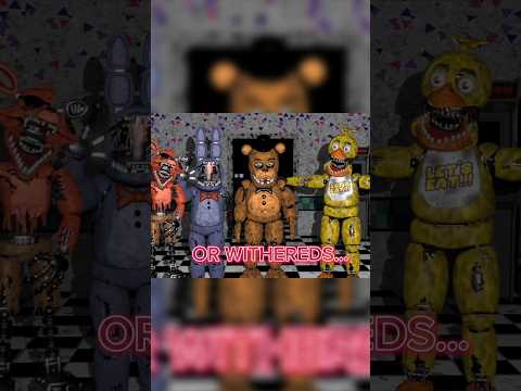 [FNAF] ORIGINALS ANIMATRONICS VS THE WITHERED ANIMTRONICS #fnaf #videogamecharacter #edit
