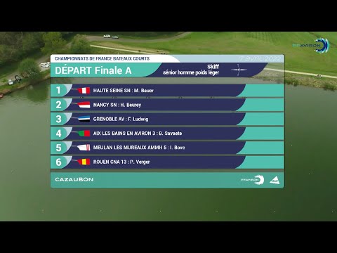 Cazaubon 2022 - Finale A Skiff Senior Homme poids léger