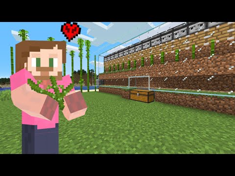 PaulGG - Building AN Automatic Bamboo Farm In Hardcore Minecraft