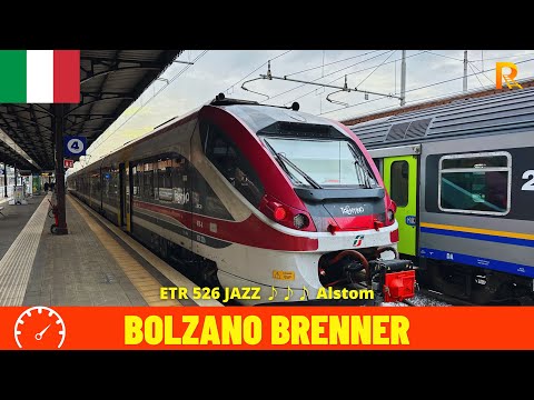 Cab Ride Bolzano - Brenner (Brenner Railway - Italy) train driver's view in 4K