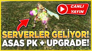 🔴 YARIN YENİ SERVERLAR AÇIKLANIYOR! 😱🔥 | SOLO ASAS PK + UPGRADE! ⚔️ | Knight Onl