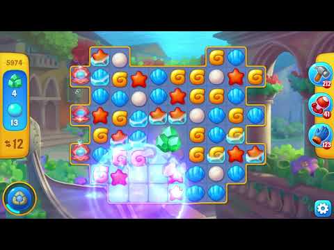 Fishdom 5974 Hard Level - 19 moves - NO BooSTERS