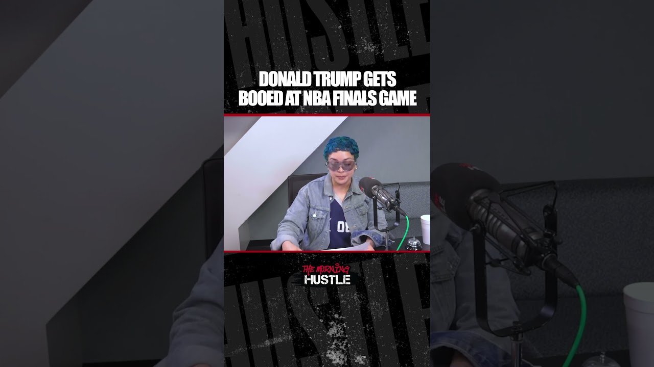Did Donald Trump Gets Booed At Knicks Game?  #themorninghustle #podcast