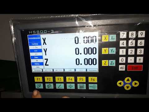 УЦИ на фрезерный станок с Алиэкспресс (Русский язык)