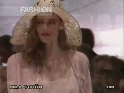 "Mila Schon" Spring Summer 1990 Milan pret a porter women by Canale Moda