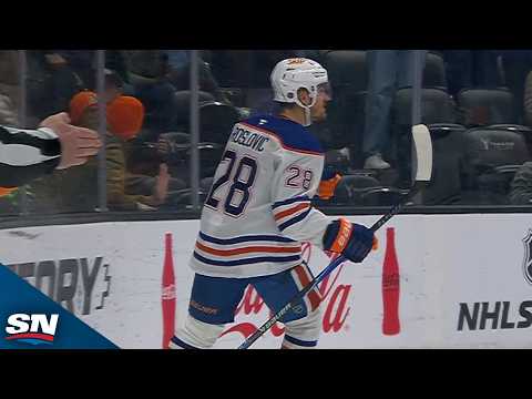 Roslovic Scores 13 Seconds In As Oilers Pounce On Ducks Early