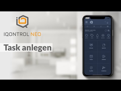 IQONTROL NEO QuickTipp: Task anlegen