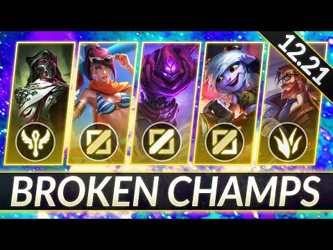 3 BROKEN Champions for EVERY ROLE in Patch 12.21 - CHAMPS to MAIN for FREE LP - LoL Guide