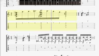 King Crimson   Peace   a theme  GUITAR TAB