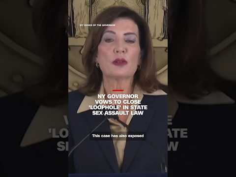 NY governor vows to close 'loophole' in state sex assault law