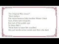 John Wesley Harding - The Original Miss Jesus Alternate Version Lyrics