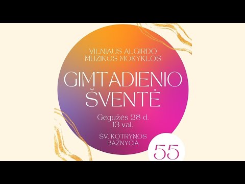 VAMM koncertas „Gimtadienio šventė“