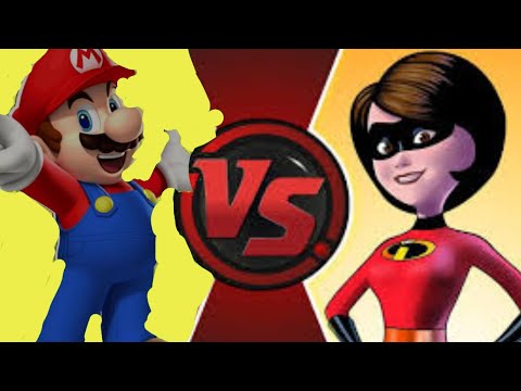 Elastigirl vs Super Mario Bros - THE INCREDIBLES