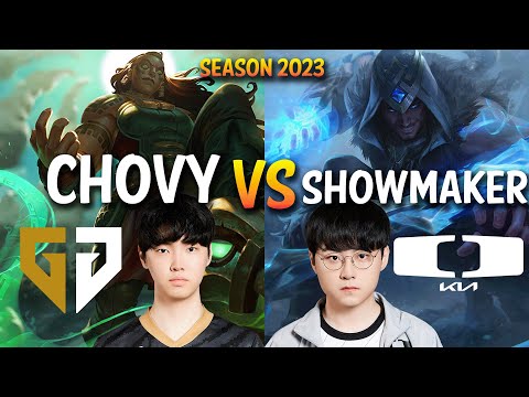 GEN Chovy vs DK Showmaker ROUD 2 - Chovy ILLAOI vs Showmaker SYLAS Mid - Patch 13.16 KR Ranked
