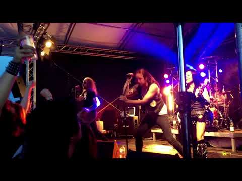 Sabbat - Darkness And Evil with Bitchfire (Mordant) on vocals, Live at Der Detze Rockt 2017