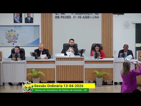 Imagem - Sessão Ordinária de 13 de abril de 2026