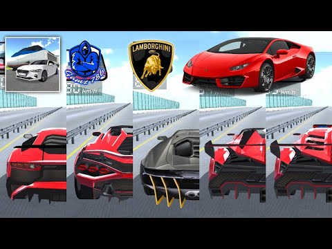 3D Driving Class - Top 5 Fastest Lamborghini Cars - Top Speed