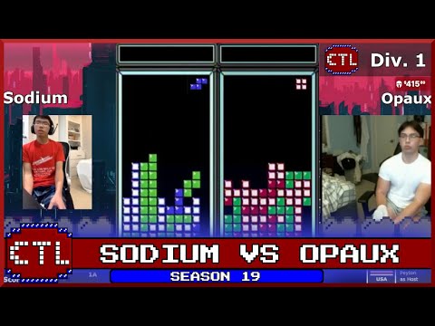 [I'll be Gone...] CTL Season 19 Division 1A - Sodium vs. Opaux