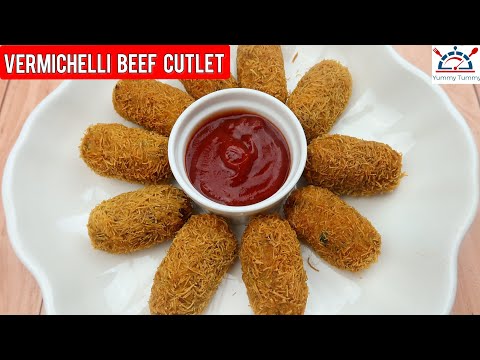 Beef Vermicelli Cutlet Recipe | Iftar Recipes