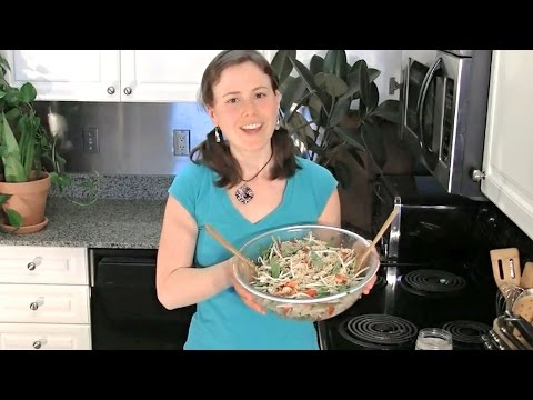 Gingery Pasta Salad || Healthy Vegan Recipe